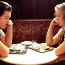 Julie Delpy ed Ethan Hawke in una scena del film 'Prima dell'alba' (1995)
