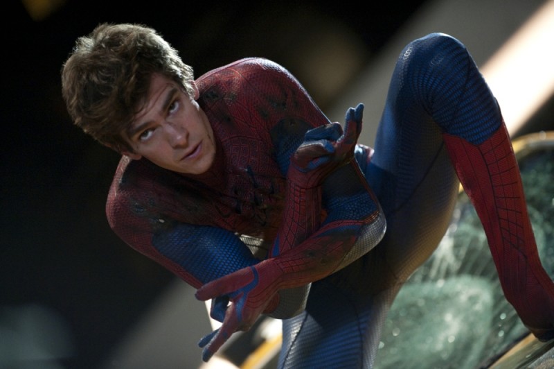 The Amazing Spider Man Andrew Garfield E L Uomo Ragno Senza Maschera In Una Scena Del Film 237594