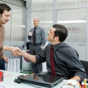 Workers - Pronti a tutto: Alessandro Bianchi, Pietro Casella e Michelangelo Pulci in una scena del film