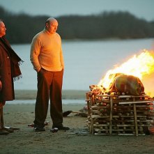 Silent Souls: Yuriy Tsurilo e Igor Sergeyev in un doloroso momento del film