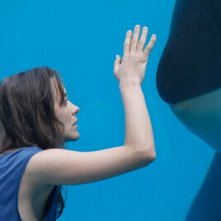 Rust and Bone: Marion Cotillard osserva i pesci in un acquario in una scena del film