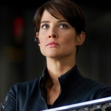 Un bel primo piano di Cobie Smulders nei panni di Maria Hill in The Avengers