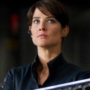 Un bel primo piano di Cobie Smulders nei panni di Maria Hill in The Avengers
