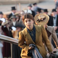Alessandra Mastronardi in una scena della miniserie di Rai Uno, Titanic Nascita di una leggenda