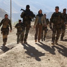 Djimon Hounsou, Diane Kruger e Benoît Magimel in una scena di gruppo di Special Forces - Liberate l'ostaggio