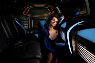 Juliette Binoche nei panni di Didi Fancher in una scena di Cosmopolis