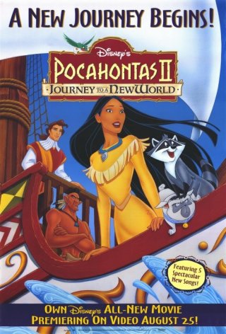 Pocahontas II - Viaggio nel nuovo mondo: la locandina del film