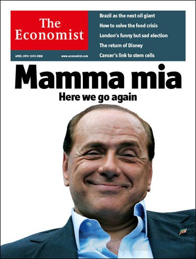 Silvio Berlusconi In Copertina Su The Economist 238297