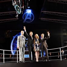 The Avengers Scarlett Johansson Mark Ruffalo Chris Hemsworth E Tom Hiddleston Durante La Premiere Ro 238427