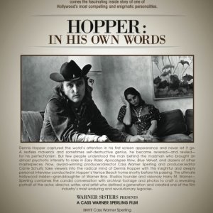 Hopper: In His Own Words, la locandina del biopic su Dennis Hopper diretto da Cass Warner