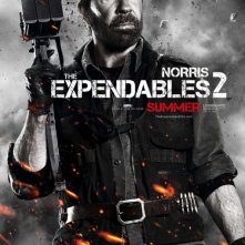 I mercenari 2 (The Expendables 2): character poster per Chuck Norris