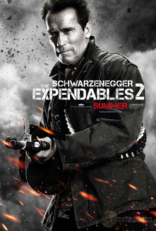 I Mercenari 2 The Expendables 2 Character Poster Per Arnold Schwarzenegger 238672
