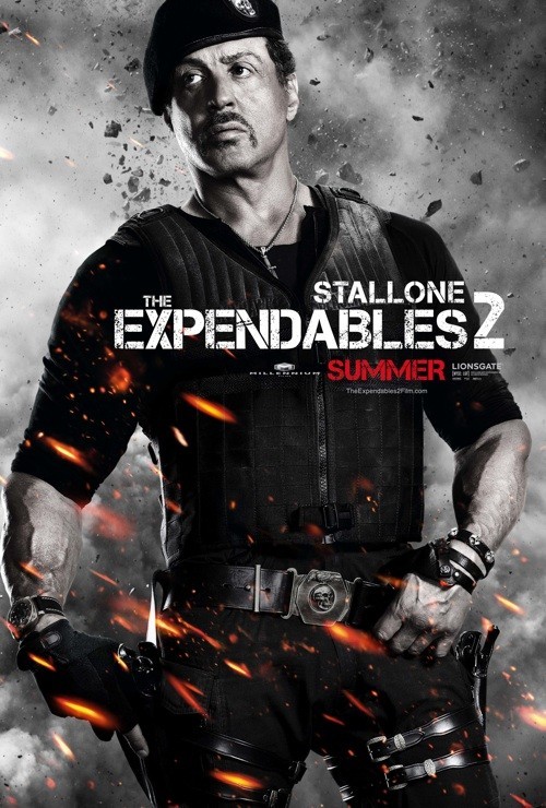 I Mercenari 2 The Expendables 2 Character Poster Per Sylvester Stallone 238669