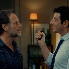 Le prénom: Charles Berling, Patrick Bruel in una scena