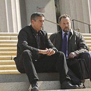 Person of Interest: James Caviezel e David Costabile in una scena dell'episodio Judgement