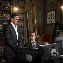 Person of Interest: Michael Emerson e James Caviezel in una scena dell'episodio Legacy