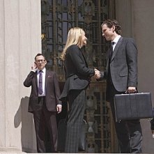 Person of Interest: Michael Emerson, Meredith Patterson e Sebastian Arcelus nell'episodio Judgement