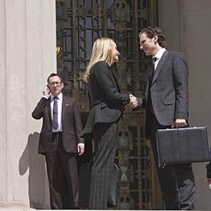 Person of Interest: Michael Emerson, Meredith Patterson e Sebastian Arcelus nell'episodio Judgement