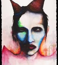 Autoritratto Ad Acquerello Di Marilyn Manson 238837