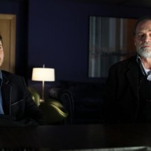 Daniel Bruhl in The Pelayos con Lluis Homar