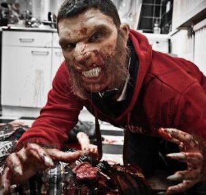 Strippers vs Werewolves: uno dei licantropi del film