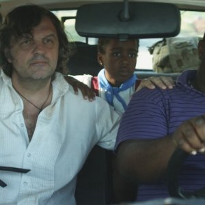 7 giorni all'Havana: Alexander Abreu insieme a Emir Kusturica in una scena dell'episodio Jam Session (giorno 2) di Pablo Trapero