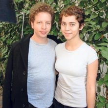 Después de Lucía: Tessa Norvind con il regista messicano Michel Franco in una foto promozionale