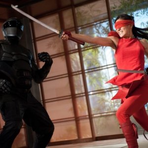 G.I. Joe: La vendetta, Elodie Yung in una scena di combattimento del film