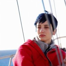 Il richiamo: Francesca Inaudi in barca in una scena del film