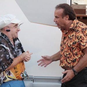 Operazione vacanze: Jerry Calà in una scena del film insieme a Rocco Ciarmoli