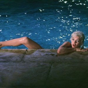 Una splendida Marilyn Monroe in una sequenza di Something's Got to Give