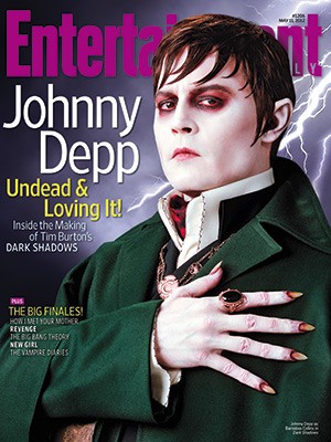 Johnny Depp Nei Panni Del Vampiro Barnabas Collins Sulla Copertina Di Entertainment Weekly 239313