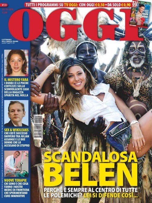 La Scandalosa Belen Rodriguez Sulla Cover Di Oggi 239395