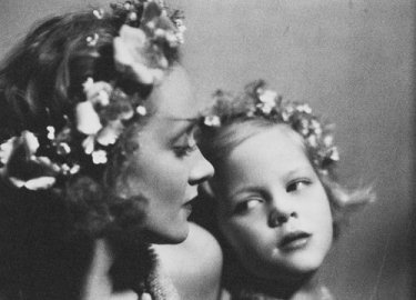 Marlene Dietrich e sua figlia Maria