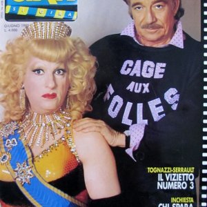 Matrimonio con Vizietto: Tognazzi e Serrault in copertina sul numero 2 di Ciak (1985)