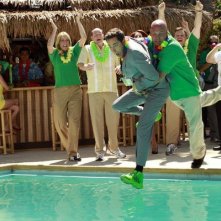 Chuck: Zachary Levi in una scena dell'episodio Chuck Versus the Business Trip