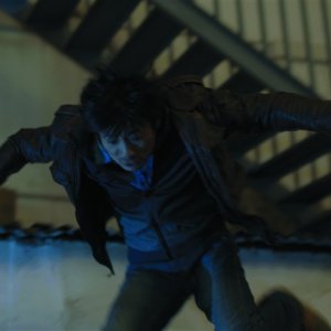 Mystery: una scena d'azione del film