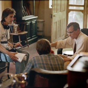 On the Road: il regista Walter Salles sul set del film con Viggo Mortensen