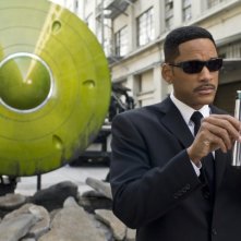 Men in Black 3: Will Smith in una scena del film
