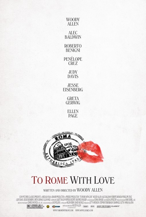 To Rome With Love Poster Usa 239768