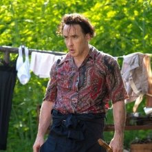 The Paperboy: John Cusack con lo sguardo assassino in una scena del film