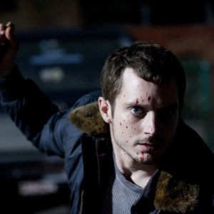 Maniac: un efferato Elijah Wood in una scena del remake dell'omonimo horror del 1980 diretto da William Lustig