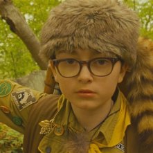 Moonrise Kingdom: il giovane Jared Gilman in una scena tratta dal film
