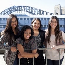 The Sapphires: le protagoniste del film Jessica Mauboy, Deborah Mailman, Shari Sebbens, Miranda Tapsell in una foto promozionale