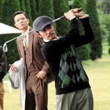 Dangerous Liasons: Dong-kun Jang durante una partita di golf in una scena del film
