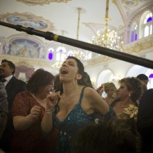 Reality: Loredana Simioli danza sul set del film durante le riprese