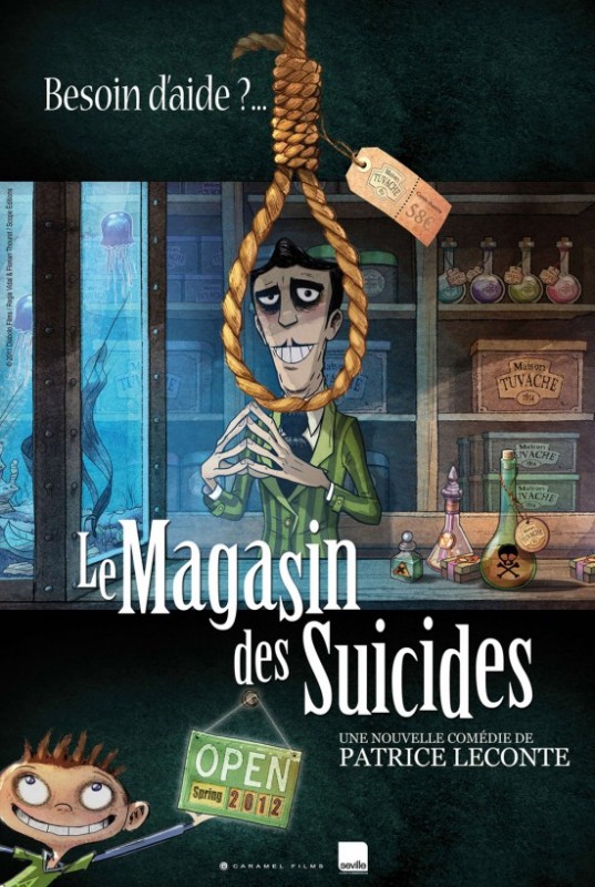 Le Magasin Des Suicides Il Poster Del Primo Film D Animazione Diretto Da Patrice Leconte 240814