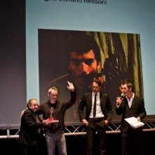 Orfeo Orlando e Stefano Bessoni, con il Premio per Krokodyle al Vittorio Veneto Film Festival 2012