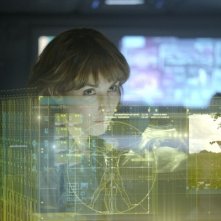Prometheus: Noomi Rapace nei panni di Elizabeth Shaw in una scena