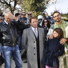 Fallo per Papà: Massimo Bonetti, Salvio Simeoli insieme a Giacomo Rizzo sul set del film